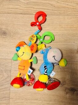 2x zavesna hracka myska a oslik