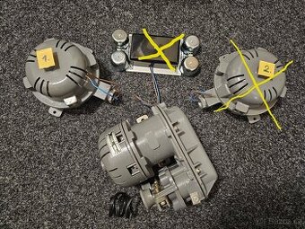 Industriální hlasité Školní zvonky / Důlní zvonky - Sada 2ks