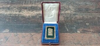 ČSR 1928 vojenská střelecká plaketa v etui.