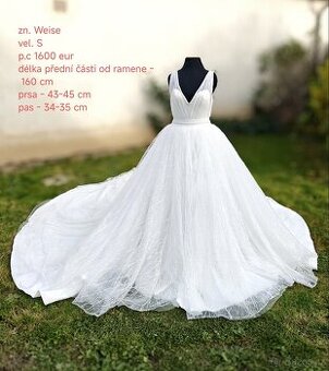 Luxusní svatební šaty weise vel.S