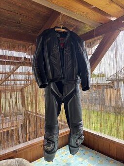 Kožená kombinéza na motorku SPYKE vel. 54