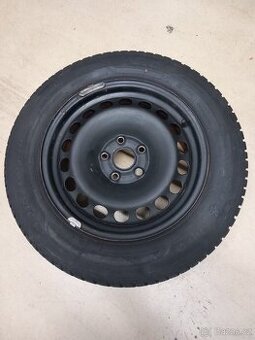 Zimní kola Škoda Yeti 215/60 R16 – TOP stav, 7 mm vzorek