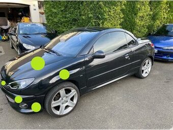 Koupím plechy Peugeot 206cc