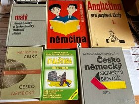 Slovníky ,skripta ,učebnice - jazyky více druhů