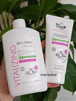 Dr.C.Tuna česneková sada proti padání vlasů (šampón + maska)