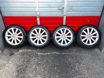 Original ALU kola Audi 18\" 8J ET39 + zimní pneu 245/45/R1