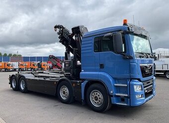 MAN TGS 35.500 8x4 - nosič kontejnerů s hydraulickou rukou