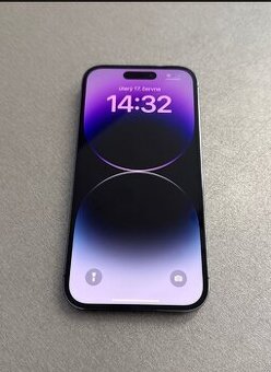 iPhone 14 Pro 128GB Deep purple, bez škrábanců,rok záruka