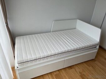 Rozkladaci postel Ikea flekke 80/200 rozlozena 160/200