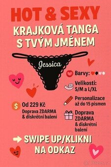Krajková tanga s Tvým jménem