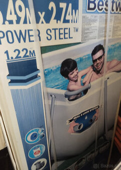 Bestway Bazén Power Steel 5,49 x 2,74 x 1,22 m set-nové