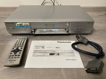 S-VHS videorekordér Panasonic NV-SV121 s TBC a 3D DNR