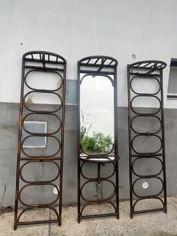 Věšáková stěna z bambusu ala Thonet