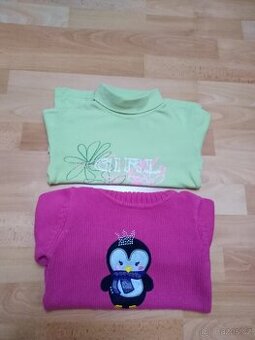 Dívčí svetr a rolák vel.110