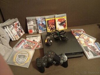 Ps 3 + hry + 2x ovladač