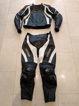 Rebelhorn-Pánská kožená moto kombinéza, dvoudílná
