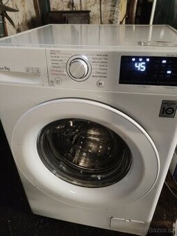 parní pračka Lg direct drive, kapacita 9kg,0-1400 ot.A+++