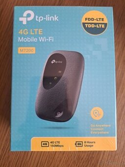 Přenosný LTE WiFi modem Tp-link M7200