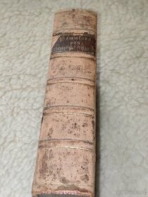 starožitná německá kniha z r. 1759