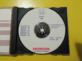 originální servisní manuály HONDA CZ - různé modely