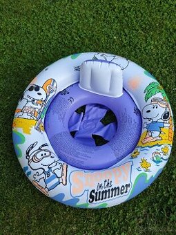 RETRO vzácný Snoopy léto 1991 plovací kruh nafukovací