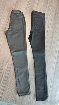 Dívčí černé skinny fit džíny