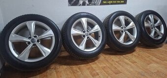 Alu kola R19 5x112 AUDI + zimní pneu 235/55/19 Hankook
