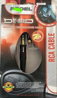 Audio kabel Proel 6.3 jack m na 2x RCA m, 3m, nepoužitý