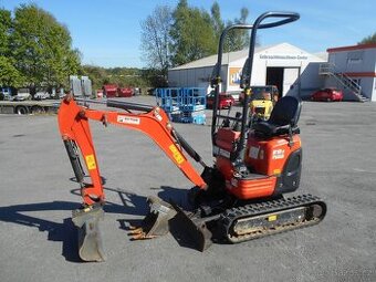 Minibagr Kubota U10 s nulovým přesahem zádě