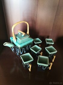 Krásná keramická čajová souprava - 1