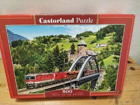 Castorland Puzzle Vlak 500 dílků - 1
