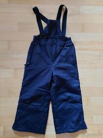 Černé oteplováky lyžařské kalhoty C&A vel. 110 - 1