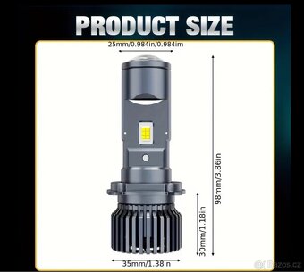 1 pár/2 kusy 140W LED H4
