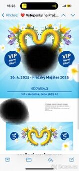 1x VIP lístek na pražský majáles