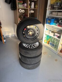 4x Zimní plech komplet barum 185/60 R15