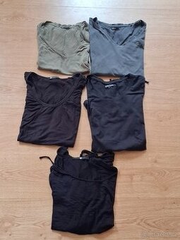 Set triček vel.M 3 + 2 zdarma