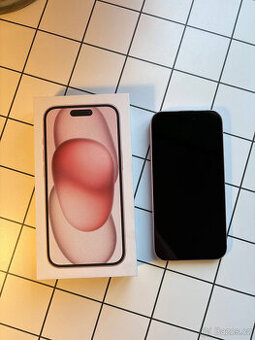 iPhone 15 128GB Pink, záruka, top stav.