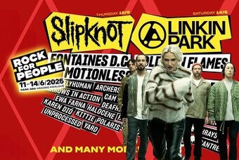 Dvě vstupenky na sobotní Linkin Park - Rock for People 2025