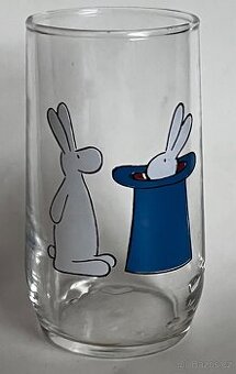 Retro sklenice Bob a Bobek
