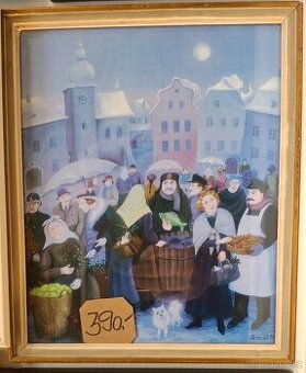 Obrázek Iva Hüttnerová - tisk za sklem