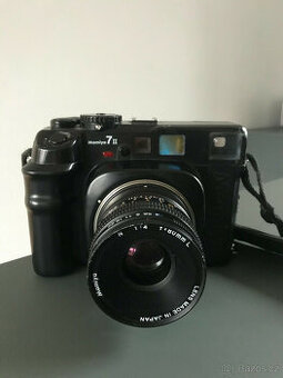 Mamiya 7 ii (černý) s objektivem 80 mm f/4 + popruh