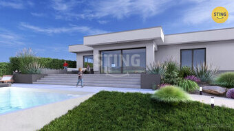 Prodej pozemku 1400 m2 s projektem a hotovými základ, 132492