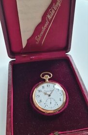 Zlaté 14K kapesní hodinky IWC Schaffhausen