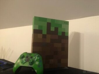 Prodám xbox one minecraft edition+ 9 her a nabiječka
