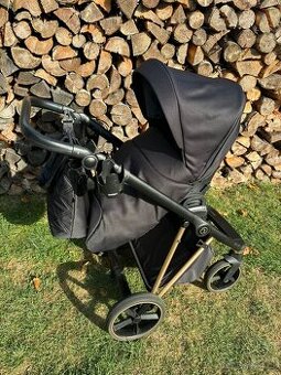 kočárek Roan Ivi Raven Black rose gold