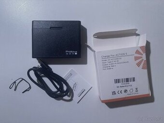 Dvoukanálová nabíjecí stanice pro DJI Osmo Action 3/4/5 Pro