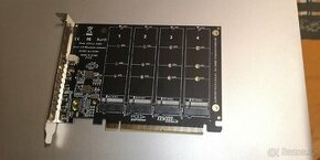Karta na 4 M.2 NVME SSD