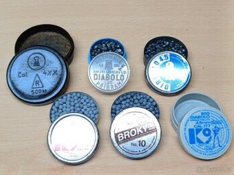 Diabolky,broky,šipky,vzduchovka,sběratelství,historické