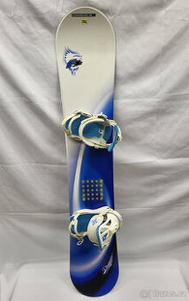 Snowboardový set F2 156cm s vázáním Union