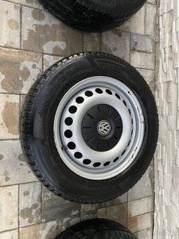 VW T5 T6 T6.1 zimní plechové disky plecháče pneu 205/65 R16C